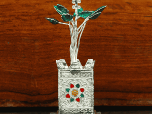 Sacred Sterling Silver Tulsi: The Eternal Blessing
