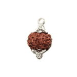 Divine Sterling Silver Rudraksha: Sacred Protection