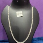 silver Cuban chain